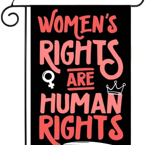 Women's Rights Garden Flag - Picture 1 of 3